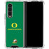 University of Oregon Yellow O with Text Galaxy Z Fold4 5G Clear Case