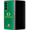 University of Oregon Yellow O with Text Galaxy Z Fold4 5G Skin