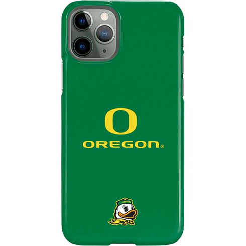 University of Oregon Yellow O with Text iPhone 11 Pro Lite Case