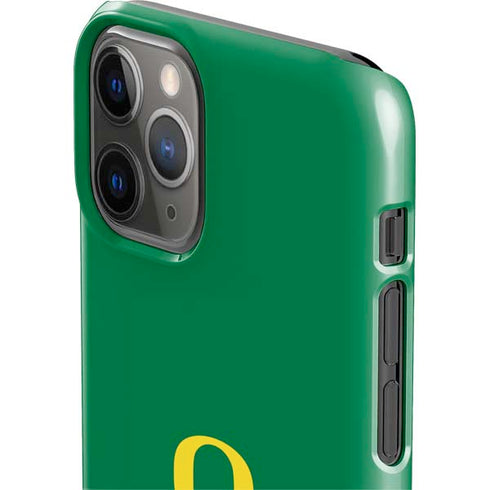 University of Oregon Yellow O with Text iPhone 11 Pro Lite Case