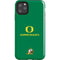 University of Oregon Yellow O with Text iPhone 11 Pro Max Impact Case