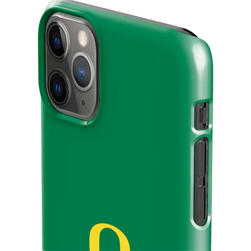 University of Oregon Yellow O with Text iPhone 11 Pro Max Lite Case