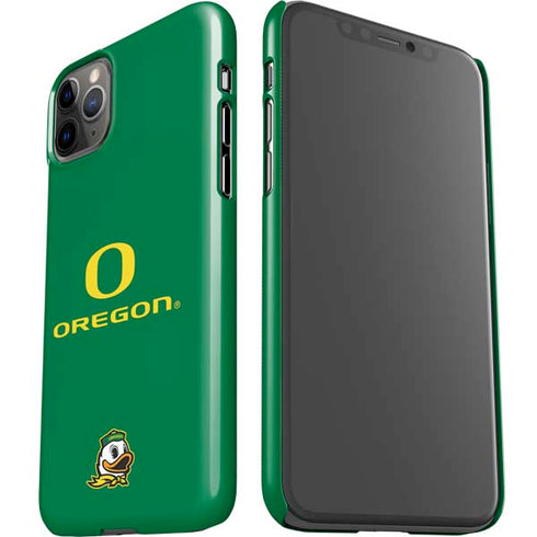 University of Oregon Yellow O with Text iPhone 11 Pro Max Lite Case