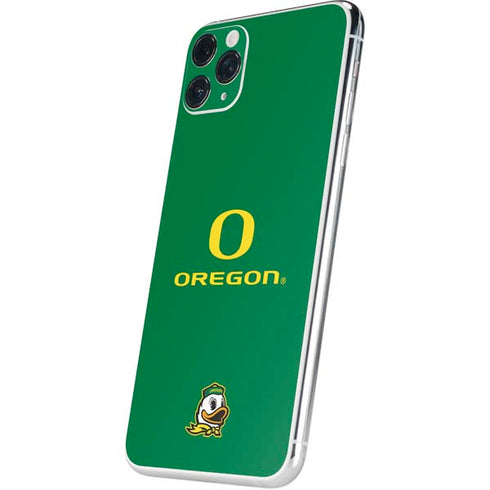 University of Oregon Yellow O with Text iPhone 11 Pro Max Skin