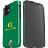 University of Oregon Yellow O with Text iPhone 12 Impact Case