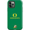 University of Oregon Yellow O with Text iPhone 12 Pro Impact Case