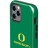 University of Oregon Yellow O with Text iPhone 12 Pro Impact Case