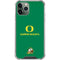University of Oregon Yellow O with Text iPhone 12 Pro Max Clear Case
