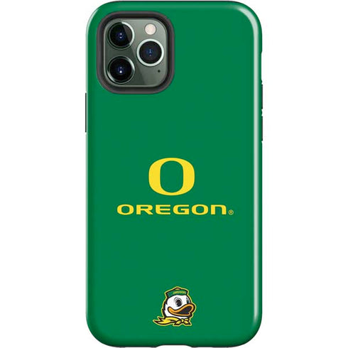 University of Oregon Yellow O with Text iPhone 12 Pro Max Impact Case