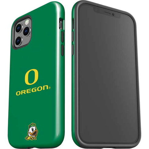 University of Oregon Yellow O with Text iPhone 12 Pro Max Impact Case