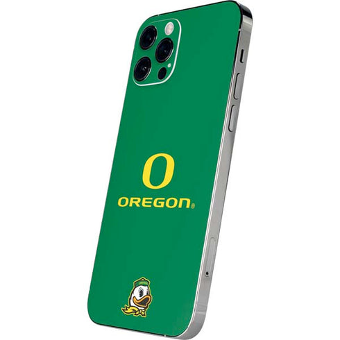 University of Oregon Yellow O with Text iPhone 12 Pro Max Skin