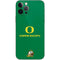 University of Oregon Yellow O with Text iPhone 12 Pro Skin