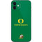 University of Oregon Yellow O with Text iPhone 12 Skin