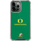 University of Oregon Yellow O with Text iPhone 13 Pro Max Clear Case
