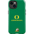 University of Oregon Yellow O with Text iPhone 15 Plus Impact Case