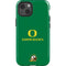 University of Oregon Yellow O with Text iPhone 14 Impact Case