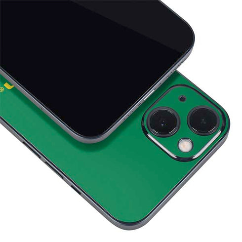 University of Oregon Yellow O with Text iPhone 14 Plus Skin