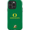 University of Oregon Yellow O with Text iPhone 14 Pro Impact Case