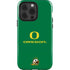 University of Oregon Yellow O with Text iPhone 14 Pro Impact Case
