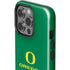 University of Oregon Yellow O with Text iPhone 14 Pro Impact Case