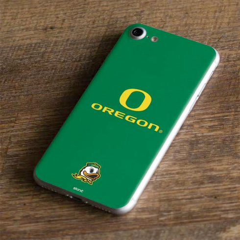 University of Oregon Yellow O with Text iPhone 7 Skin