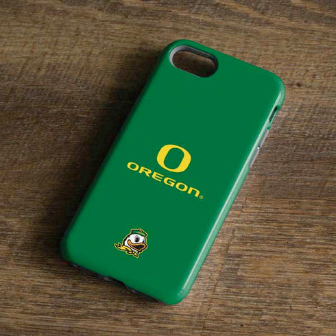 University of Oregon Yellow O with Text iPhone 8 Pro Case