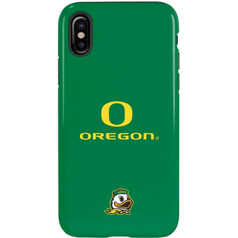 University of Oregon Yellow O with Text iPhone X Pro Case