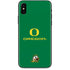 University of Oregon Yellow O with Text iPhone X Skin