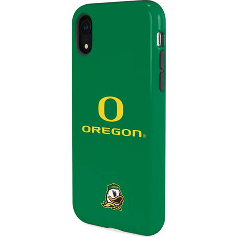 University of Oregon Yellow O with Text iPhone XR Pro Case