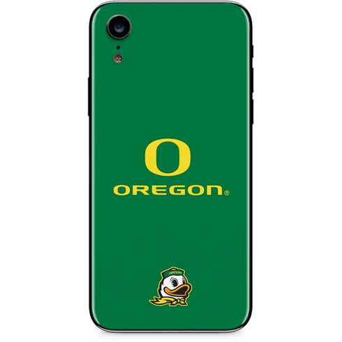 University of Oregon Yellow O with Text iPhone XR Skin