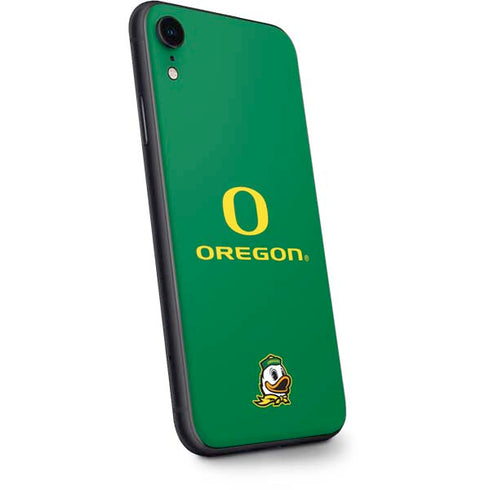 University of Oregon Yellow O with Text iPhone XR Skin