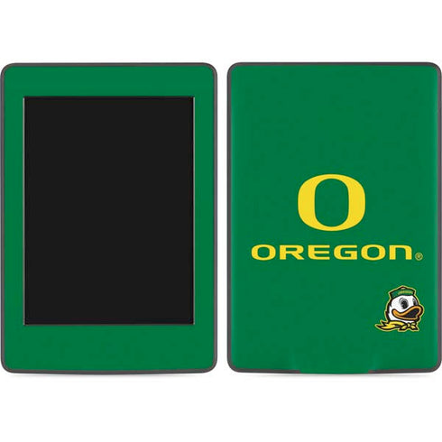 University of Oregon Yellow O with Text Amazon Kindle Skin