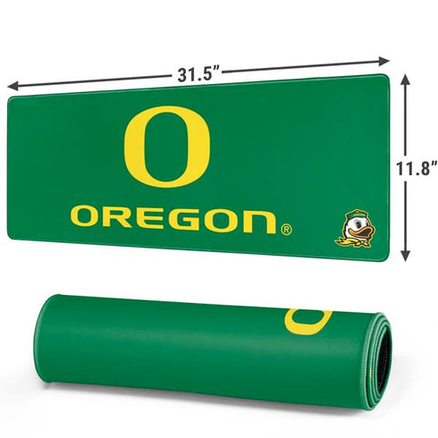 University of Oregon Yellow O with Text Gaming Mouse Pad