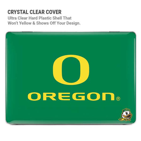 University of Oregon Yellow O with Text MacBook Air 13in M1 (2021) Case plus Skin