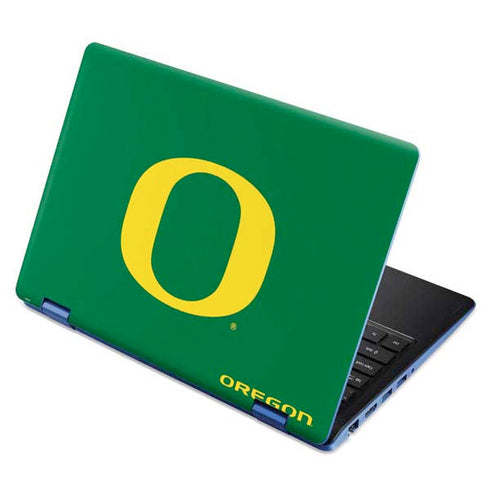 University of Oregon Yellow O on Green Aspire R11 11.6in Skin