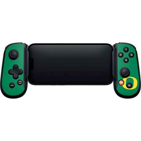 University of Oregon Yellow O on Green Backbone One for iPhone Game Controller Skin