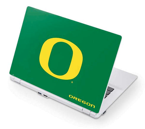 University of Oregon Yellow O on Green Acer Chromebook Skin