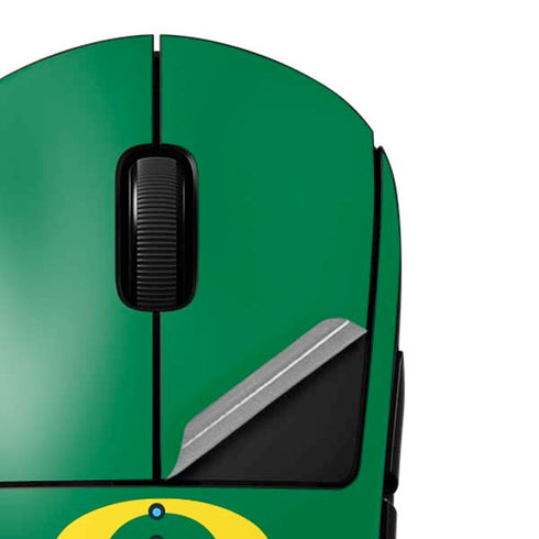 University of Oregon Yellow O on Green G Pro Wireless Gaming Mouse Skin
