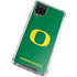University of Oregon Yellow O on Green Galaxy A12 Clear Case