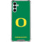 University of Oregon Yellow O on Green Galaxy A13 5G Clear Case