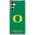 University of Oregon Yellow O on Green Galaxy A14 5G Clear Case