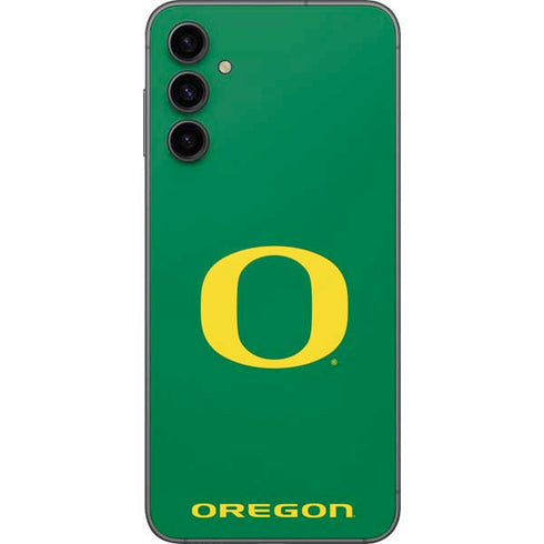 University of Oregon Yellow O on Green Galaxy A14 5G Skin