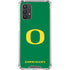 University of Oregon Yellow O on Green Galaxy A32 5G Clear Case