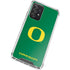 University of Oregon Yellow O on Green Galaxy A52 5G Clear Case
