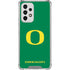 University of Oregon Yellow O on Green Galaxy A53 5G Clear Case