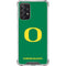 University of Oregon Yellow O on Green Galaxy A72 5G Clear Case