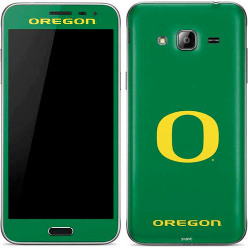 University of Oregon Yellow O on Green Galaxy J3 Skin