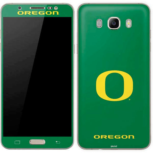University of Oregon Yellow O on Green Galaxy J7 Skin