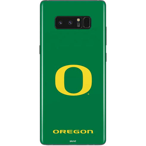 University of Oregon Yellow O on Green Galaxy Note 8 Skin