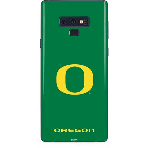 University of Oregon Yellow O on Green Galaxy Note 9 Skin